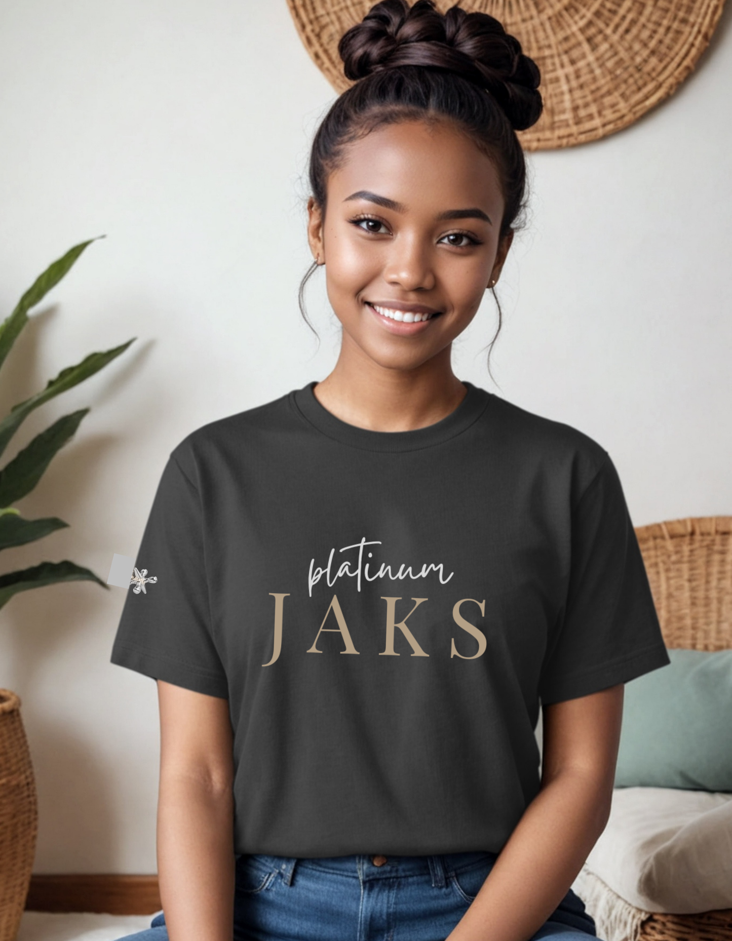 Platinum JAKS Signature Logo Tee