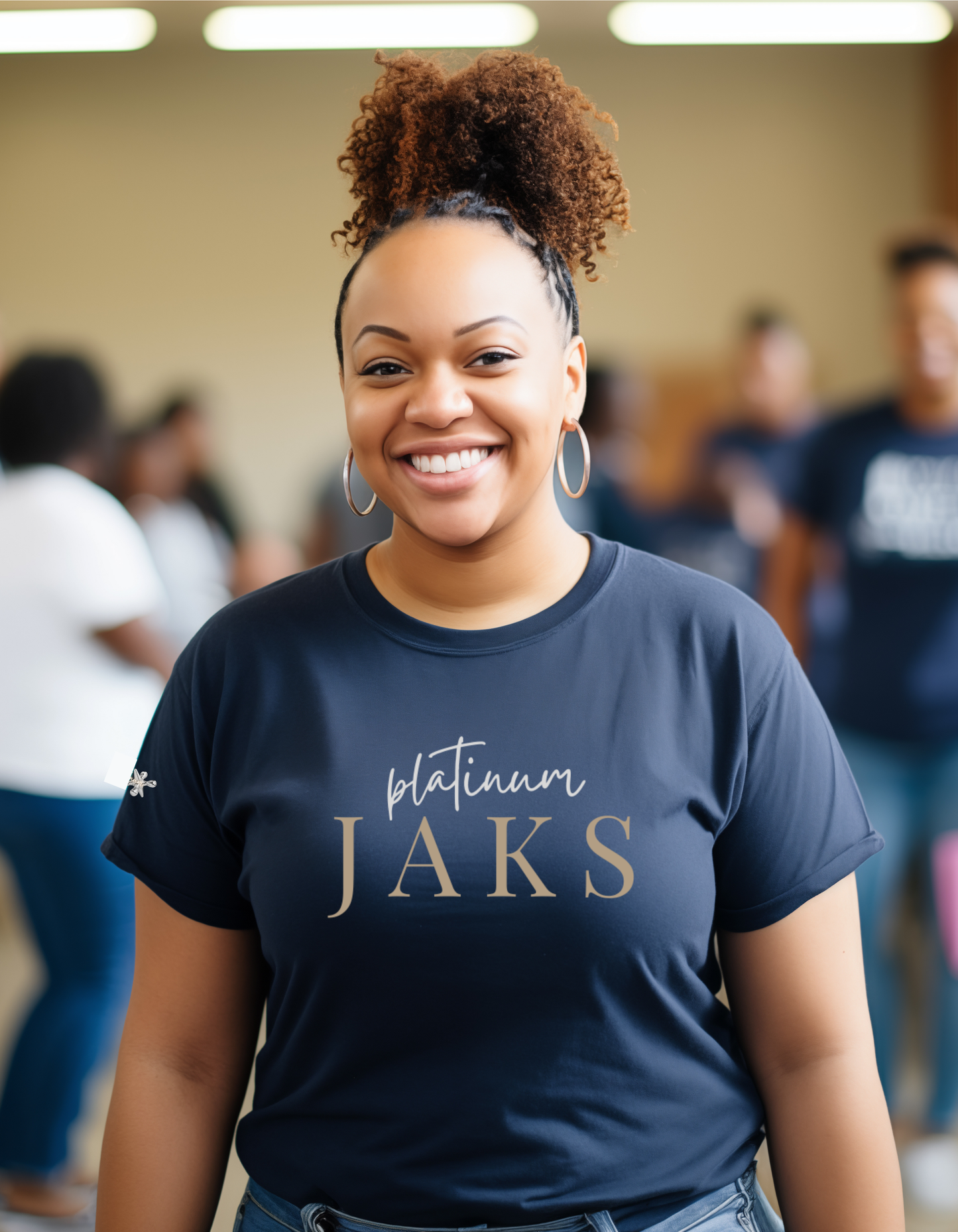 Platinum JAKS Signature Logo Tee