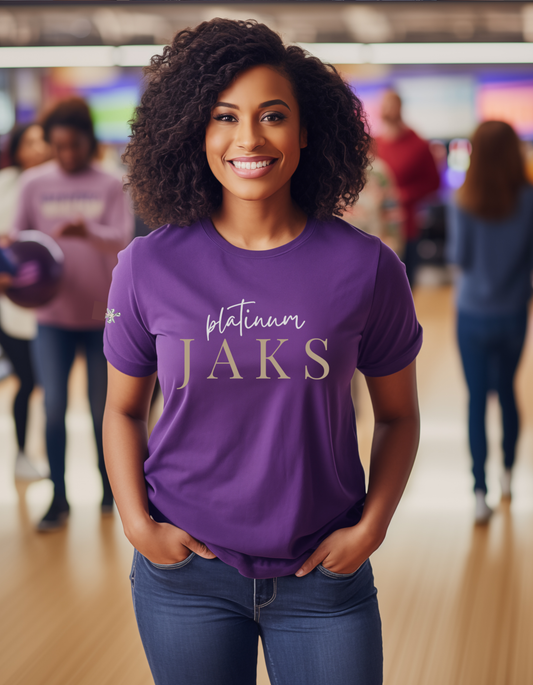 Platinum JAKS Signature Logo Tee