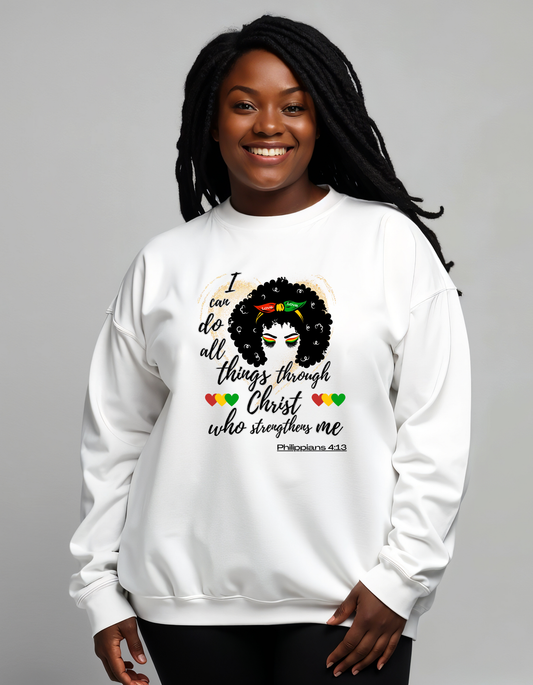 I Can Do All Things – Philippians 4:13 Tee Sweatshirt