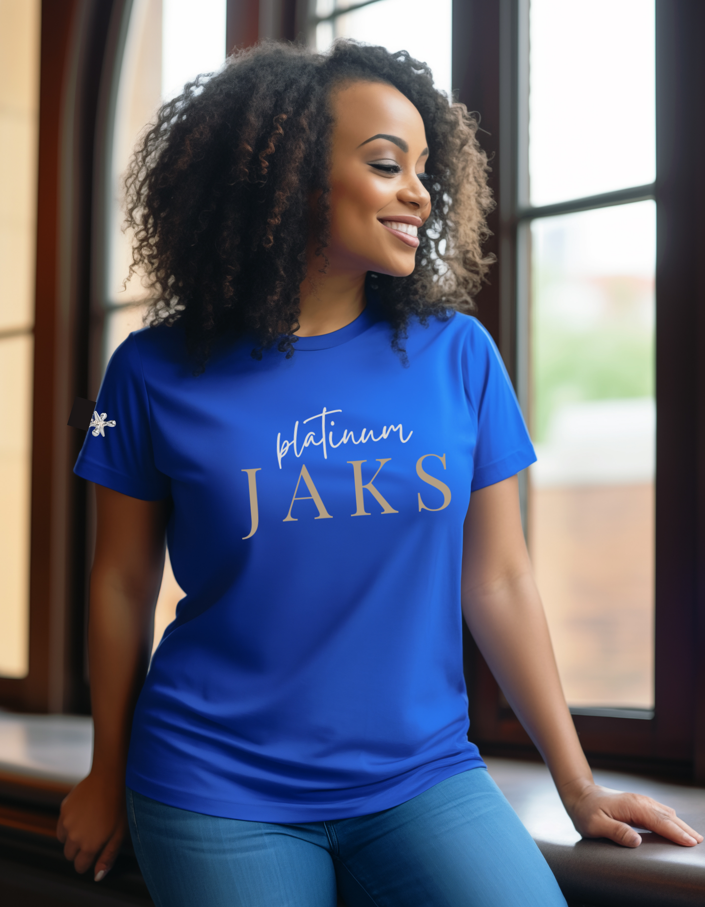 Platinum JAKS Signature Logo Tee