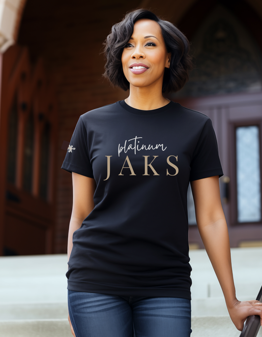 Platinum JAKS Signature Logo Tee