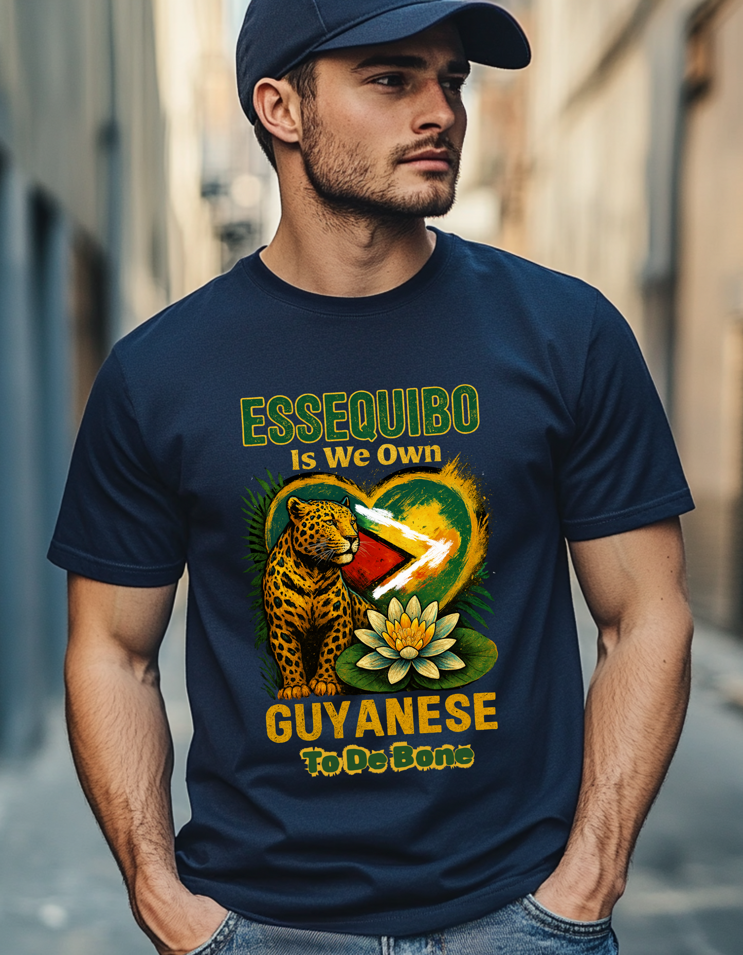 Essequibo Is We Own, Guyanese To The Bone, Not A Blade Of Grass T-Shirt