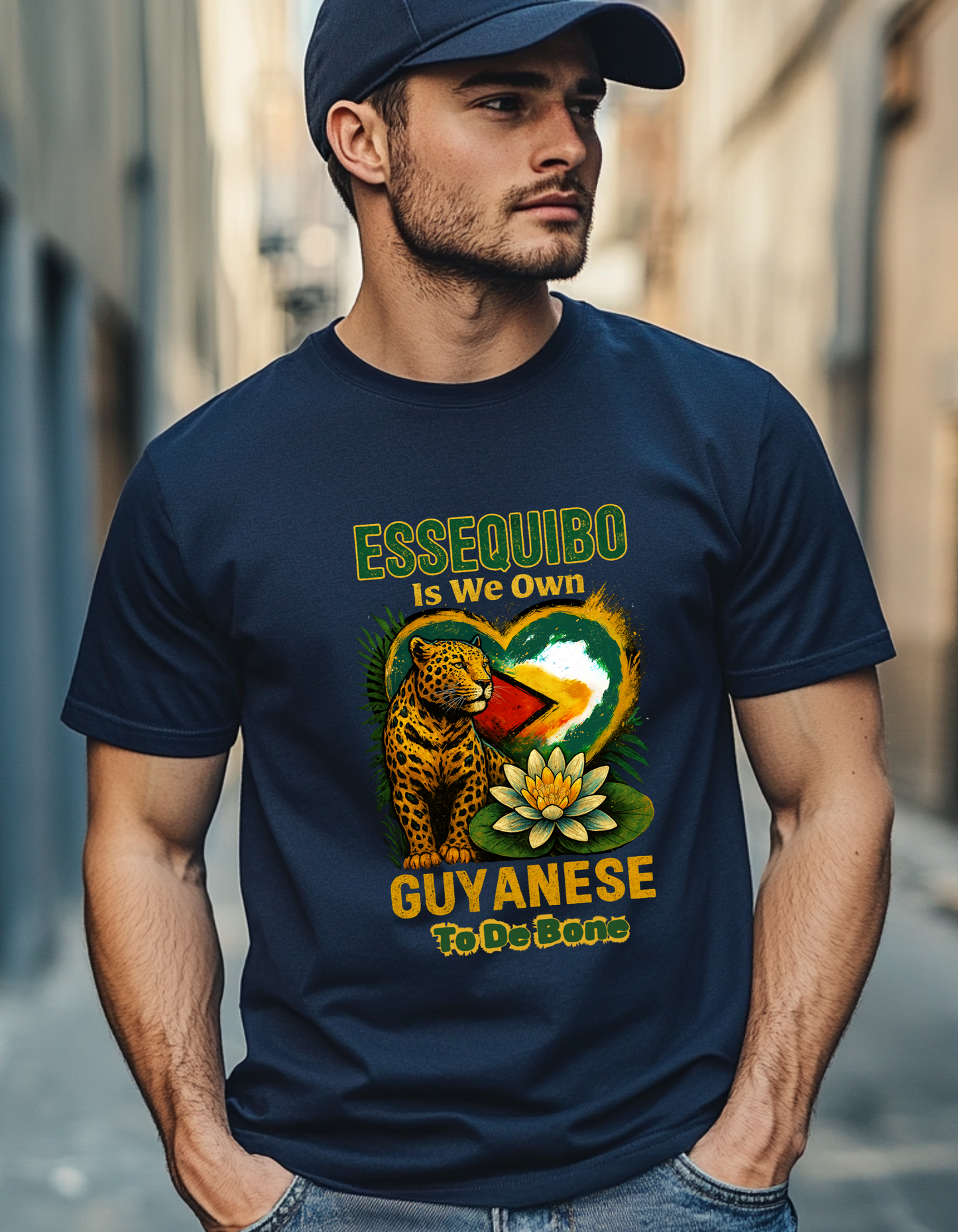 Essequibo Is We Own, Guyanese To The Bone, Not A Blade Of Grass T-Shirt